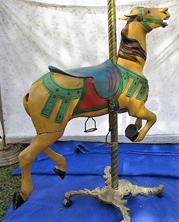 Illions Supreme Jumper Stargazer, 48" long Park Paint