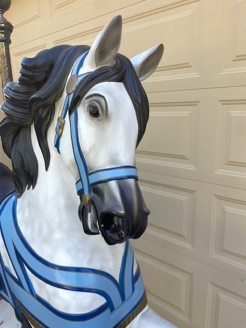 Dentzel Stander Carousel Horse Antique  ,Arabian Stallion