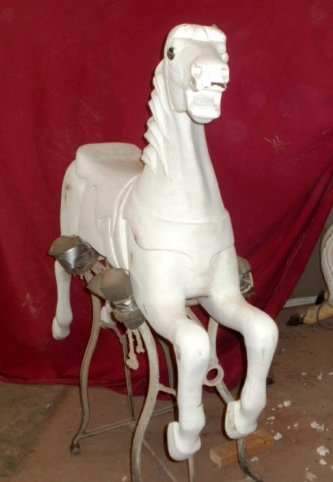 Armitage Herschell Track Machine Carousel Horse