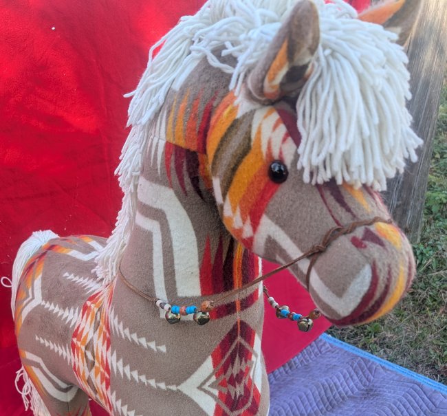 Vintage Pendleton Horse Wool  Inches tall