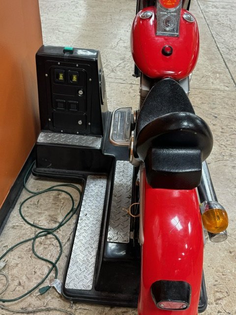 Red Harley Davidson Kiddie Ride Coin Operated