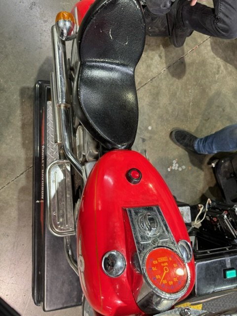 Red Harley Davidson Kiddie Ride Coin Operated