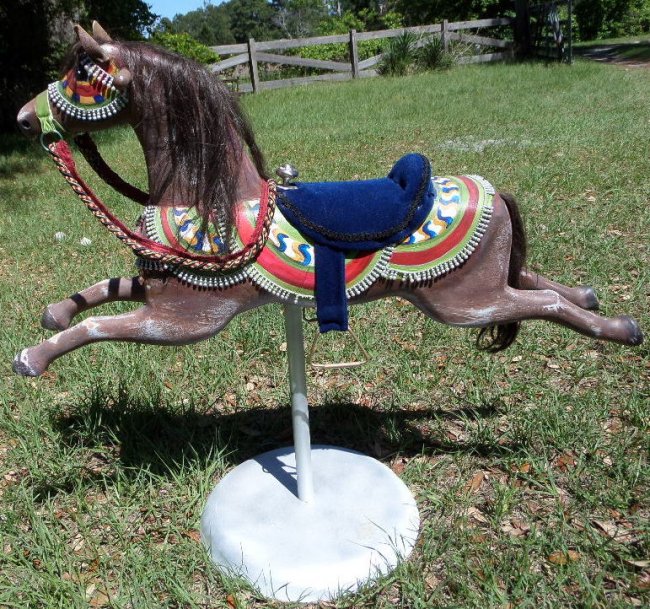Vintage Rocking Horse in Arabian Costume