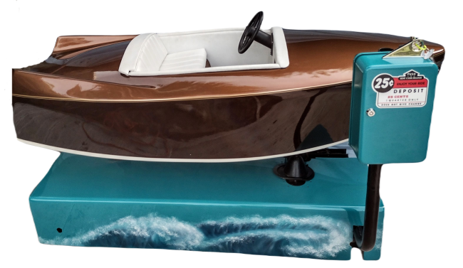 SOLD Kiddie Boat By Bally Speed Queen SOLD