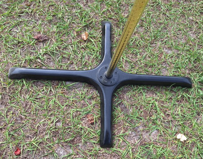 4 Leg "T"   24x18, Metal Base for Carousel Jumpers, Prancers, Standers