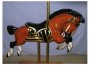 Antique  Allan Herschell  Trojan Jumper Carousel Horse, Outer Row
