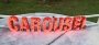 12 Foot Carousel Lighted Metal Sign [ clone ]