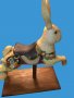 Table top Flirting Carousel Rabbit