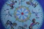 Round Carousel Rug 58" by Claire Murray