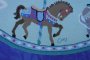 Round Carousel Rug 58" by Claire Murray