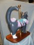 16 Inch Carousel Cat