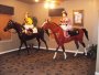 Fiberglass Race Horse and Jockey
