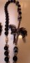 Cloissone Onyx Beaded Necklace Carousel Horse