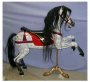 Track Machine Carousel Horse Base Set
