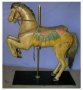 Black Steel Folk Art Carousel Stand