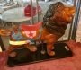 Carousel Lion Contemporary Wood Carving