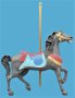 Carousel Horse Stander, Dentzel Listner, fiberglass