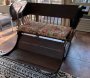 Eli Ferris Wheel Seat , restored in stained Wood B