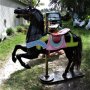 Black Dentzel Carousel Prancer