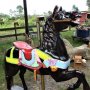 Black Dentzel Carousel Prancer