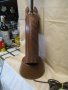 Mid Century Wood Carved Horse Head Lamp