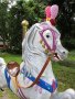 Carousel Circus Horse  Contemporary Wood Carving