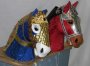 Medieval Armored Horse Heads