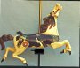 Parker Jumper Indian Horse w/ Feathers & Pelt  Large Outer Row Horse