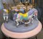 Pastel Carousel  Cocktail Table 4 Horses Custom order
