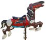 Herschell Stargazer Carousel Horse, Pinto