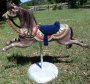 Vintage Rocking Horse in Arabian Costume