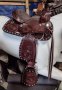 Coin-operated Kiddie Ride Horse Saddle Set, Brown ssb