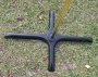 4 Leg "T"   24x18, Metal Base for Carousel Jumpers, Prancers, Standers