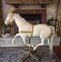 Harness Racing Trotter Horse, Standardbred Wood Carousel Carving