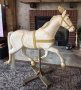 Harness Racing Trotter Horse, Standardbred Wood Carousel Carving